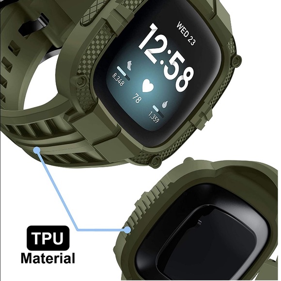 Protective Band Case Fitbit Versa 3 /Fitbit Sense - Picture 2 of 15